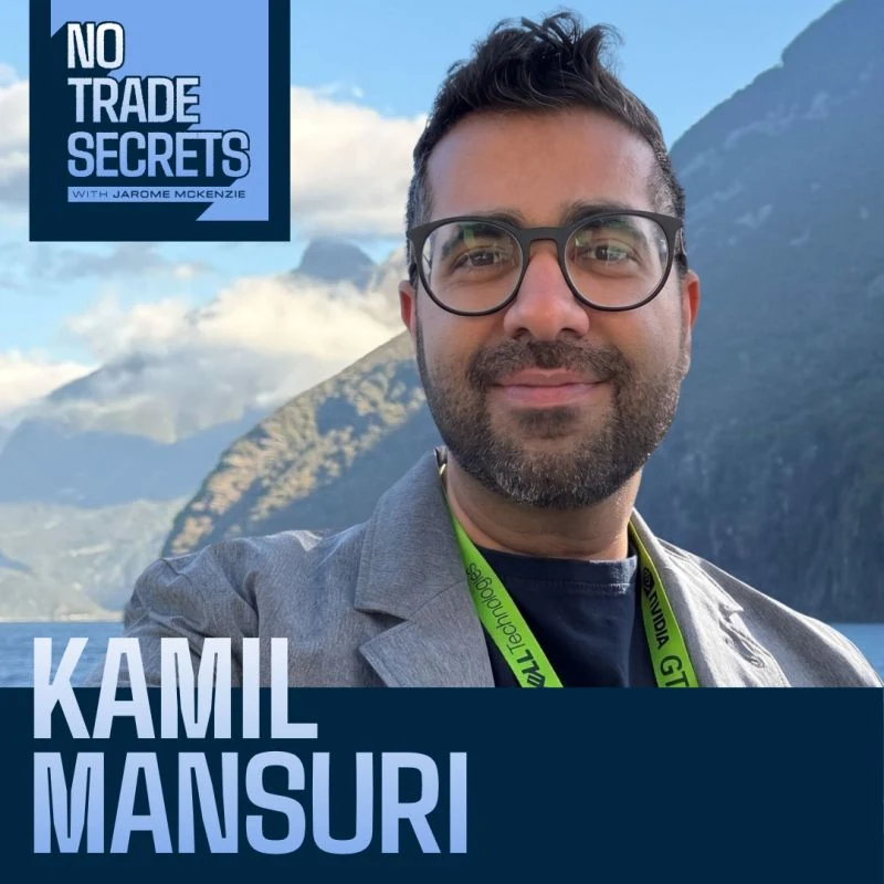 Kamil Mansuri featured on the No Trade Secrets podcast